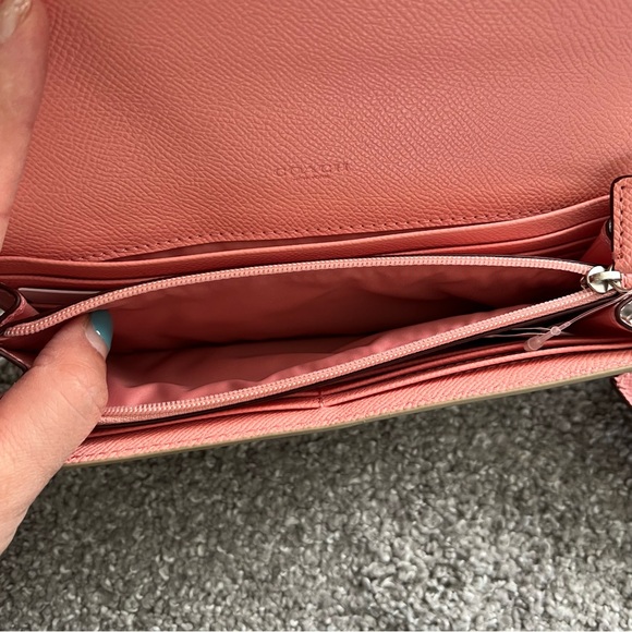 Coach wallet 2 in 1 NWT light khaki pink - Picture 15 of 16